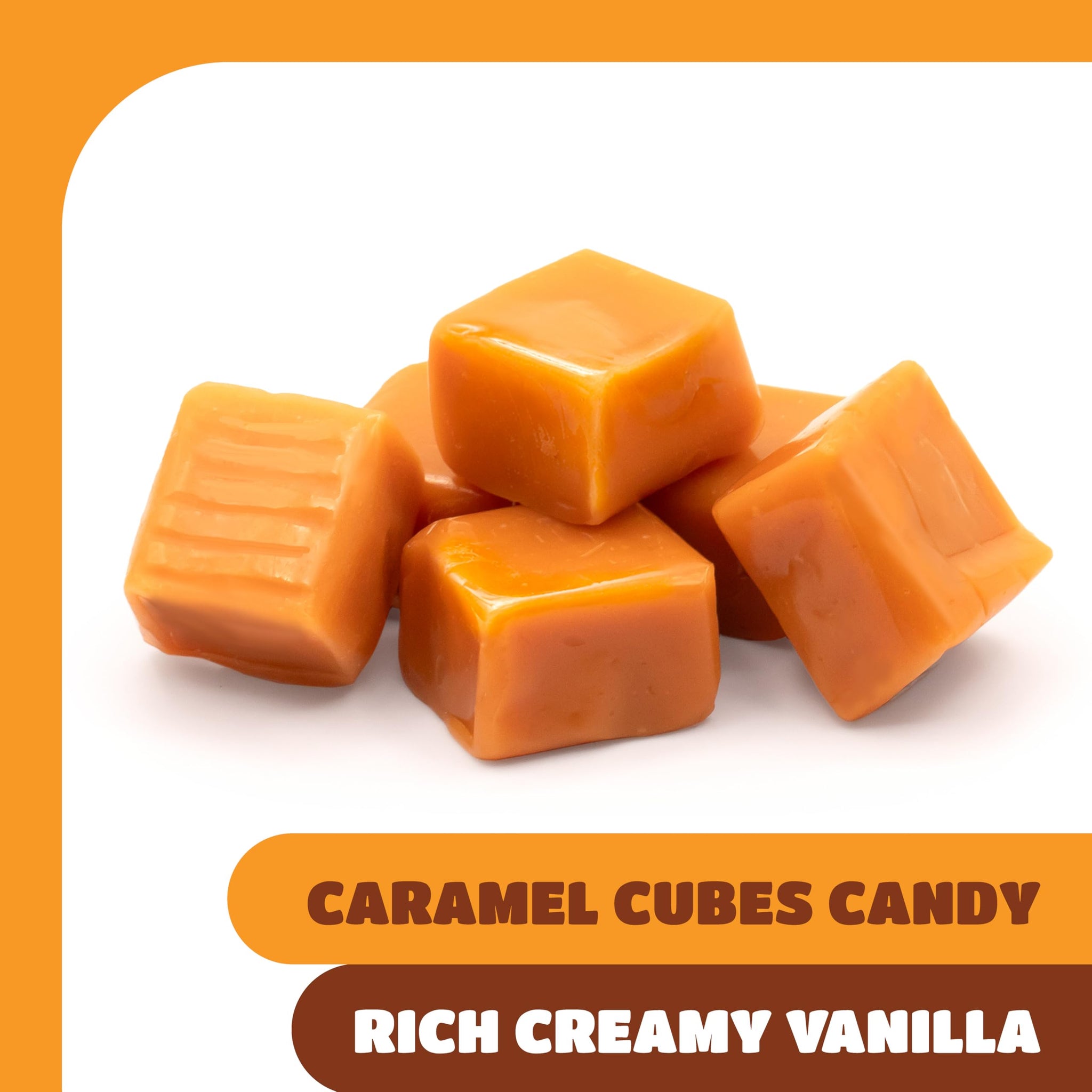 Caramel Candy - 2 Pound Pack 150 Count - Classic Caramels Individually Wrapped - Creamy Chewy Candy for Office Bowls, Gifting, Snacking & Baking