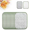 Reusable Steel Wool Scrubber Pads, 10 Pack Heavy Duty Non-Scratch Cleaning Cloth, Durable Stainless Steel Scouring Pads for Kitchen, Dishes, Pots