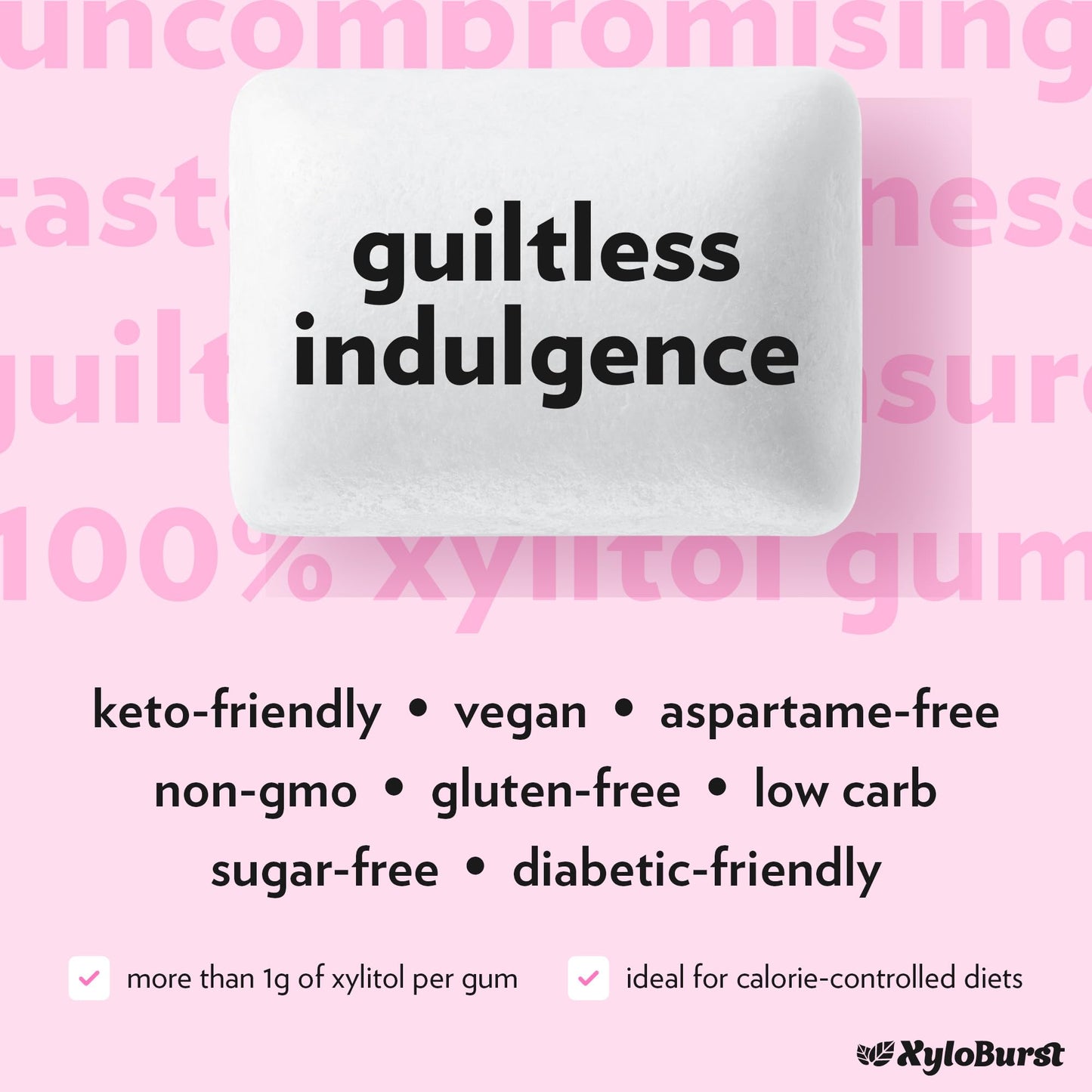 XyloBurst Bubble Gum Xylitol Gum