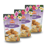 Diamond Bakery Made-in-Hawaii Coconut Cookies - Baked in Hawaii with Shredded Coconut, 13.5oz, 3-Pack (Each 4.5oz Bag Contains 4.5 Servings), Perfect