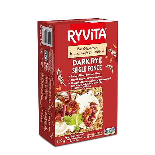 Ryvita Dark Rye Crispbread, 250 GR