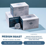 Crockett K Cups Coffee - Smooth Medium Roast Coffee Pods with Balanced Flavor, Clean Finish & All Day Energy - Convenient Single Serve for Reliable