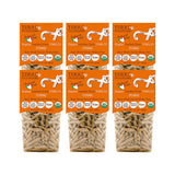 TERRE E TRADIZIONI 6 PACKS ORGANIC ITALIAN SEMI WHOLE DURUM WHEAT PENNE PASTA,LOW-GLUTEN INDEX. Has 6X More Fiber and Protein than Popular Grains. Al