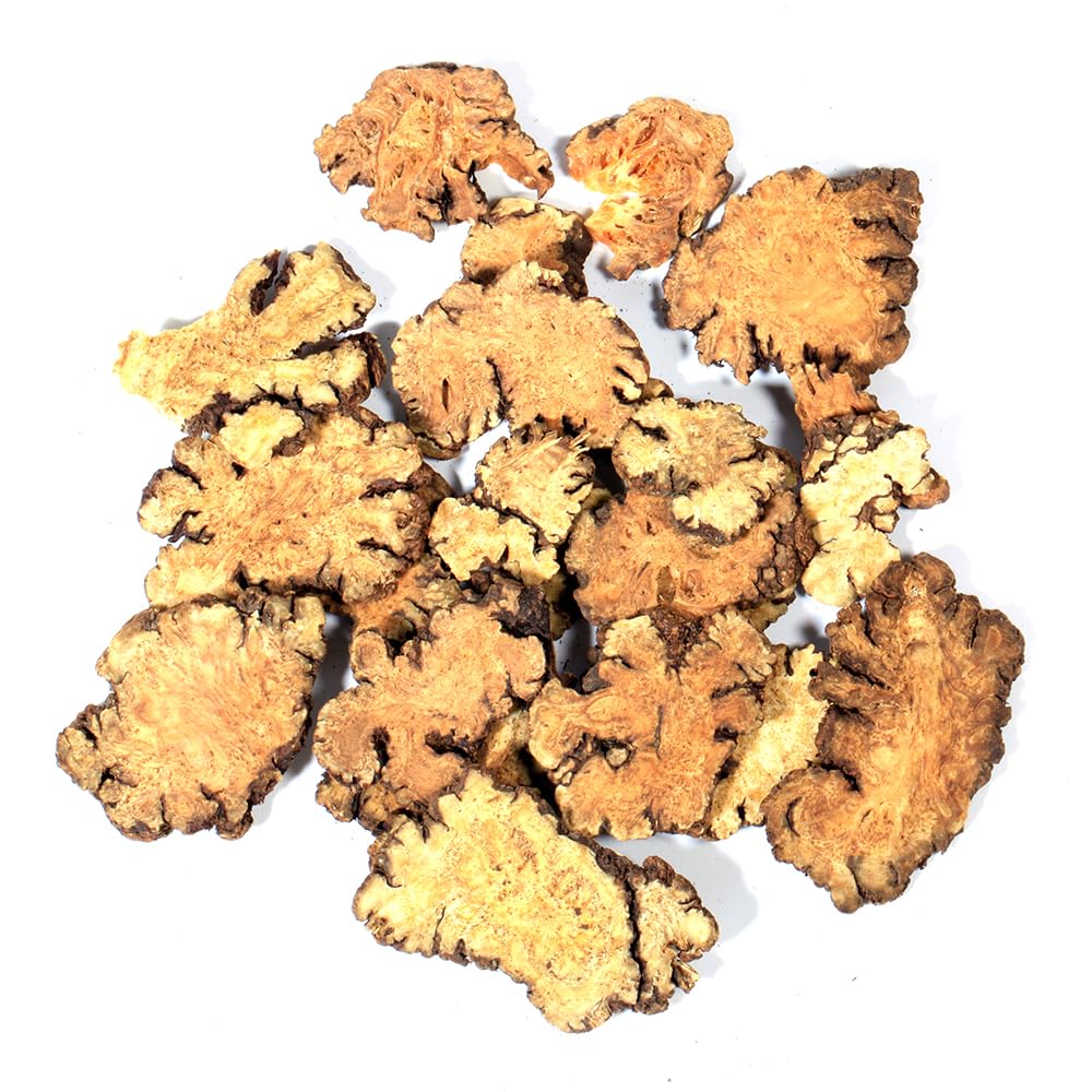 EidolonGreen Organic Dried Ligusticum Chuanxiong Slices (??) - Natural Dried Chuanxiong for Herbal and Traditional Chinese Medicine - 88g/3Oz