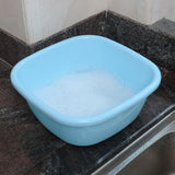 Waikhomes 8 Quart Plastic Dishes Basin, Small Dish Bin, 4 Packs Colored Dish Washing Basin
