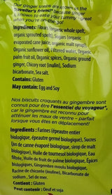 ShaSha Organic Spelt Ginger Snap Cookies, 10.5oz (300g)