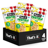 That’s it. Fruitola Fruit Granola - Banana, 12g Plant-Based Protein, 5g Fiber from Fruit, 100% Real Fruits, Only 4 Ingredients, Zero Added Sugar