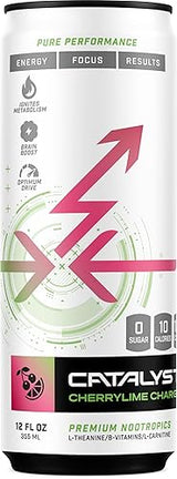 CATALYST | Cherrylime Charge Energy Drink, 12 FL OZ, 12 Pack