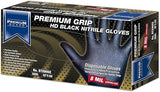 Premium Guard - Nitrile Gloves Heavy Duty 8 Mil Disposable, Powder Free, Black, 50 Gloves per Box (X-Large)