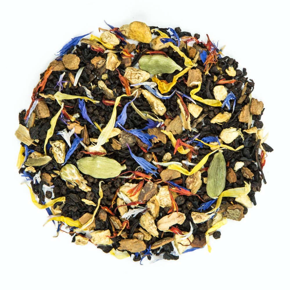 Bollywood Chai - Chai spiced tea 16 Oz (160 Cups) Natural Ingredients: Ginger, Cardamom, Cinnamon, Clove blend as per authentic recipe. (16 Oz)