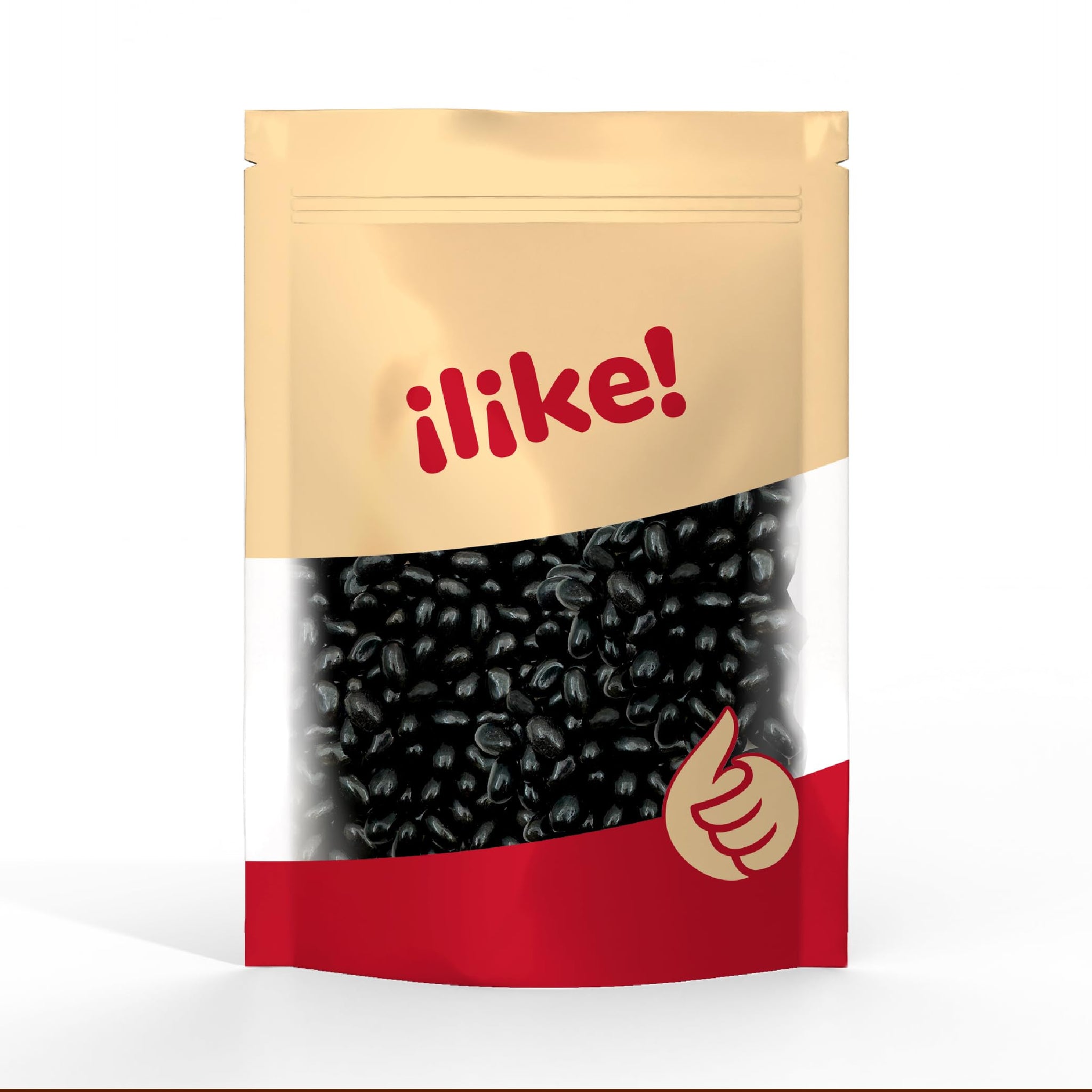 Black Licorice Jelly Beans | 2-Pound Pack | Licorice Candy | Black Jelly Beans for Holiday Buffets, Gifting, and Dessert Decorating | Old Fashioned