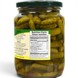 Sadaf Mini Cornichons Pickles - Cucumbers Pickles for Cooking & Snacking - Mini Cucumbers Pickled - Gluten Free - Non-GMO - Kosher - 24 oz Jar