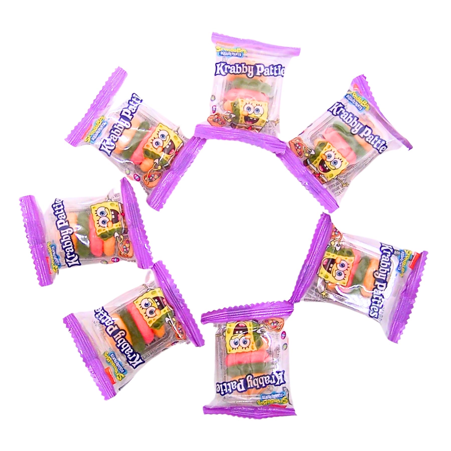 Frankford Spongebob Easter Eggs with Krabby Patty Gummies, Individually Wrapped Pieces Inside, 2.22 Ounces