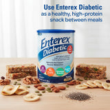 Enterex Diabetic Ready-to-Mix Nutritionally Complete Powder - No Added Sugar, Gluten Free, Vanilla Flavor, 400g (7 Servings)