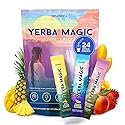 Yerba Magic Instant Yerba Mate Powder Packets - Clean Energy & Focus Drink Mix for Gut Health - Nootropic Blend with Lion’s Mane, L-Theanine