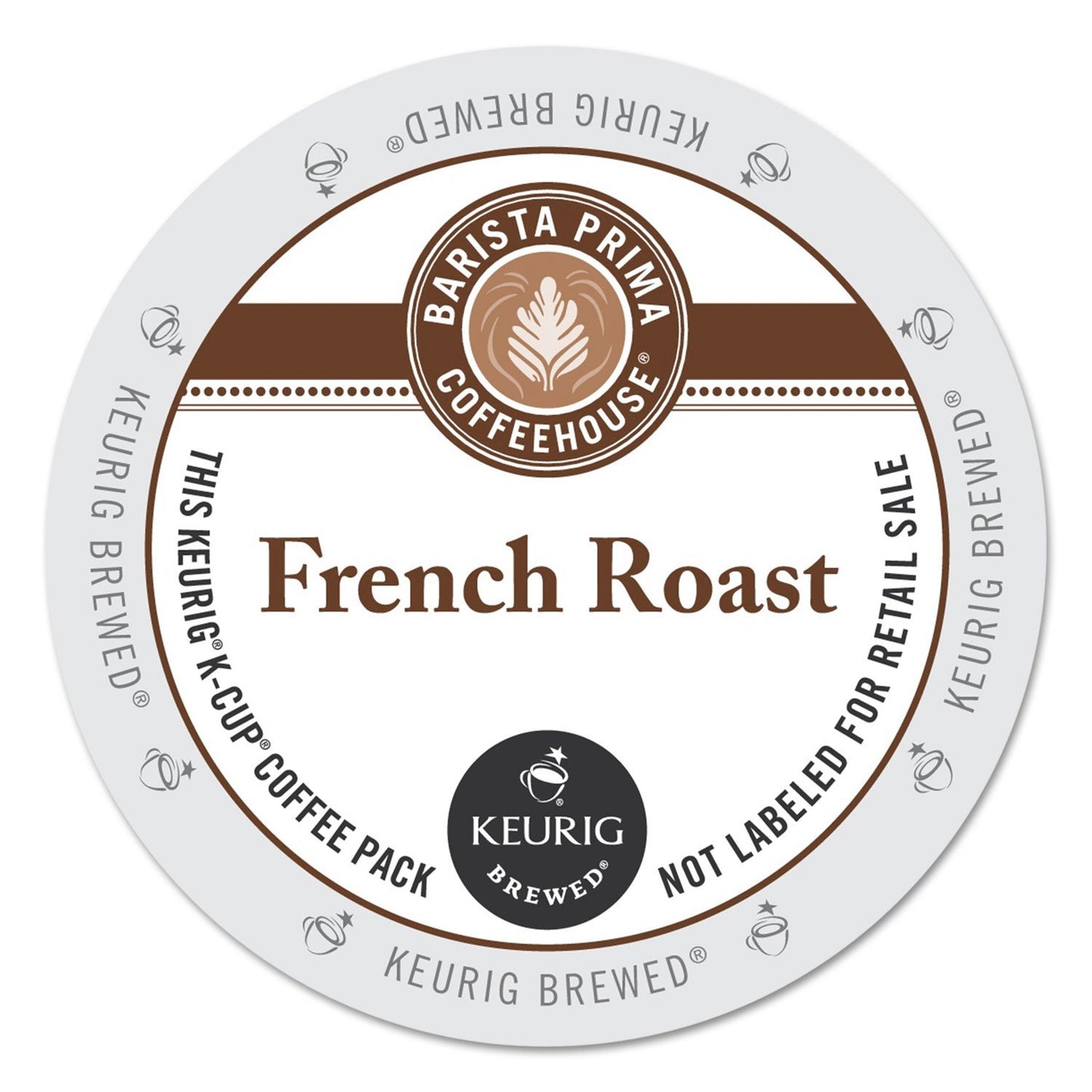 Barista Prima Coffee House French Roast Darkest Roast Coffee 24 K-Cups 96 count