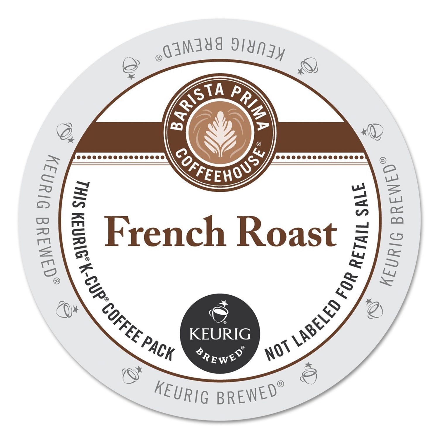 Barista Prima Coffee House French Roast Darkest Roast Coffee 24 K-Cups 96 count