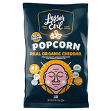 LESSEREVIL Organic Real Cheddar Popcorn, 4.6 OZ