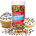 Bakerpan Quins Alphabet Sprinkles for Cake Decorating - 6.1 Ounces - ABC Edible Confetti Sprinkles for Cupcakes, Ice Cream, Cookies, Cakes