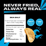Popchips Potato Chips, Sea Salt, Gluten Free, 5 Ounce (Pack of 12)