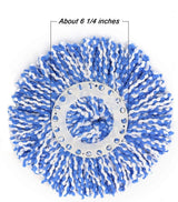 3 Pack Spin Mop Replacement Head for Hurrica, Mopnad, Casabel, Microfiber Spin Mop Refills