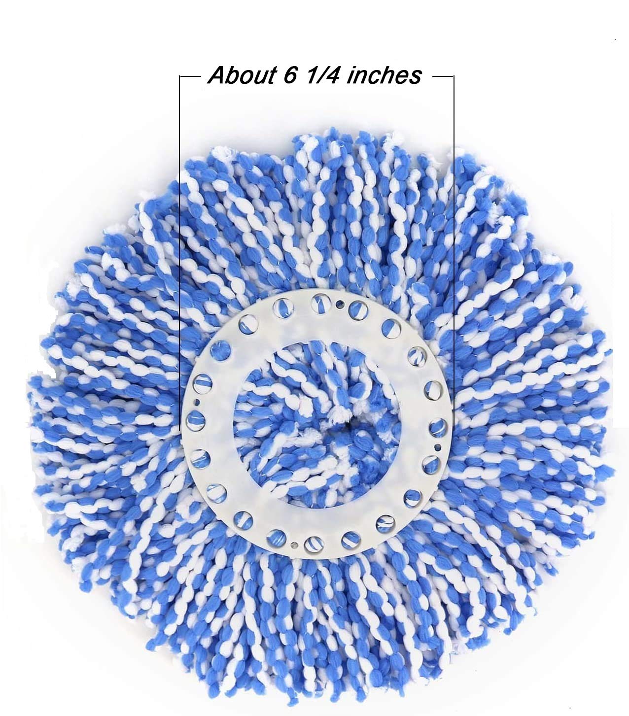3 Pack Spin Mop Replacement Head for Hurrica, Mopnad, Casabel, Microfiber Spin Mop Refills