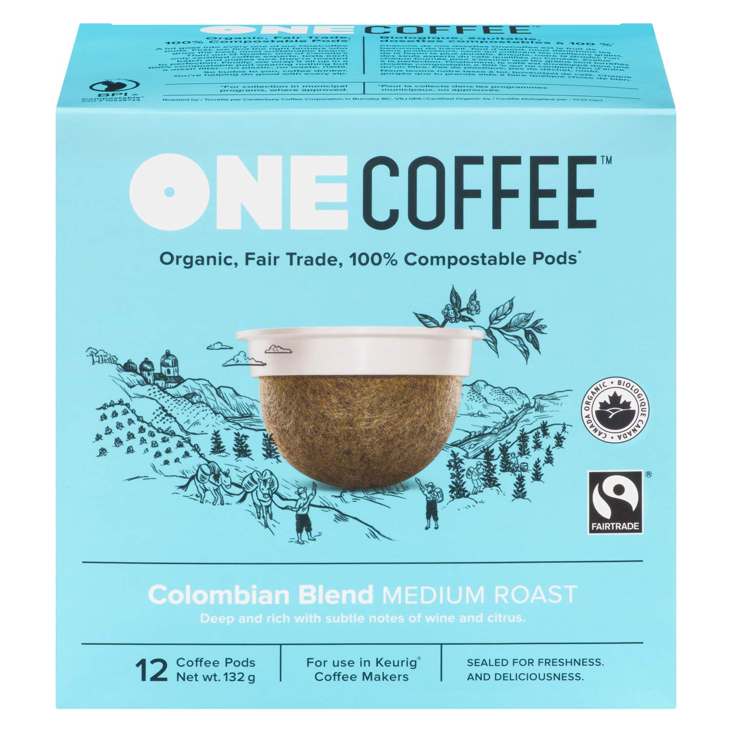 Onecoffee Coffee-Columbian 12 Pack, 11 GR