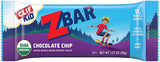 Clif Kid ZBAR - Organic Granola Bars - Chocolate Chip - (1.27 Ounce Energy Bars, Lunch Box Snacks, 18 Count)