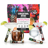 Cocktail Stix Zero Sugar Variety Pack - Cocktail & Mocktail Drink Mixer - Skinny Mixes - Water Flavoring Packets - Vegan - No Calories, No Carbs, No