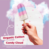 JonnyPops Organic Cotton Candy Cloud Frozen Pops 8ct