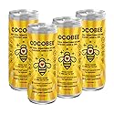 CocoBee Coconut Hydration + Energy Drink from Wild Tonic, 12 oz Each, 4 Pack, Made with Coconut Water, Organic Honey & Green Tea, Microbiome Support