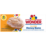 Wonder Glazed Honey Buns, Individually Wrapped Pastry Snacks, 6 Count