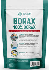 Eco Living Solutions - Borax Powder | Laundry Detergent Powder | Laundry Booster | Great Washing Machine Cleaner | Multi-Purpose Household Cleaner (12
