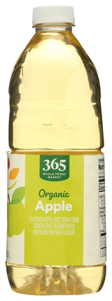 365 by Whole Foods Market, Organic Reduced-Sugar Apple Juice, 64 Fl Oz