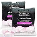 La Nouba Sugar Free Marshmallows, Keto Friendly, Zero Sugar, Low Carb, Perfect for Smores, Hot Chocolate & Baking, Gluten Free, Fat Free, 2 Pack (2.7
