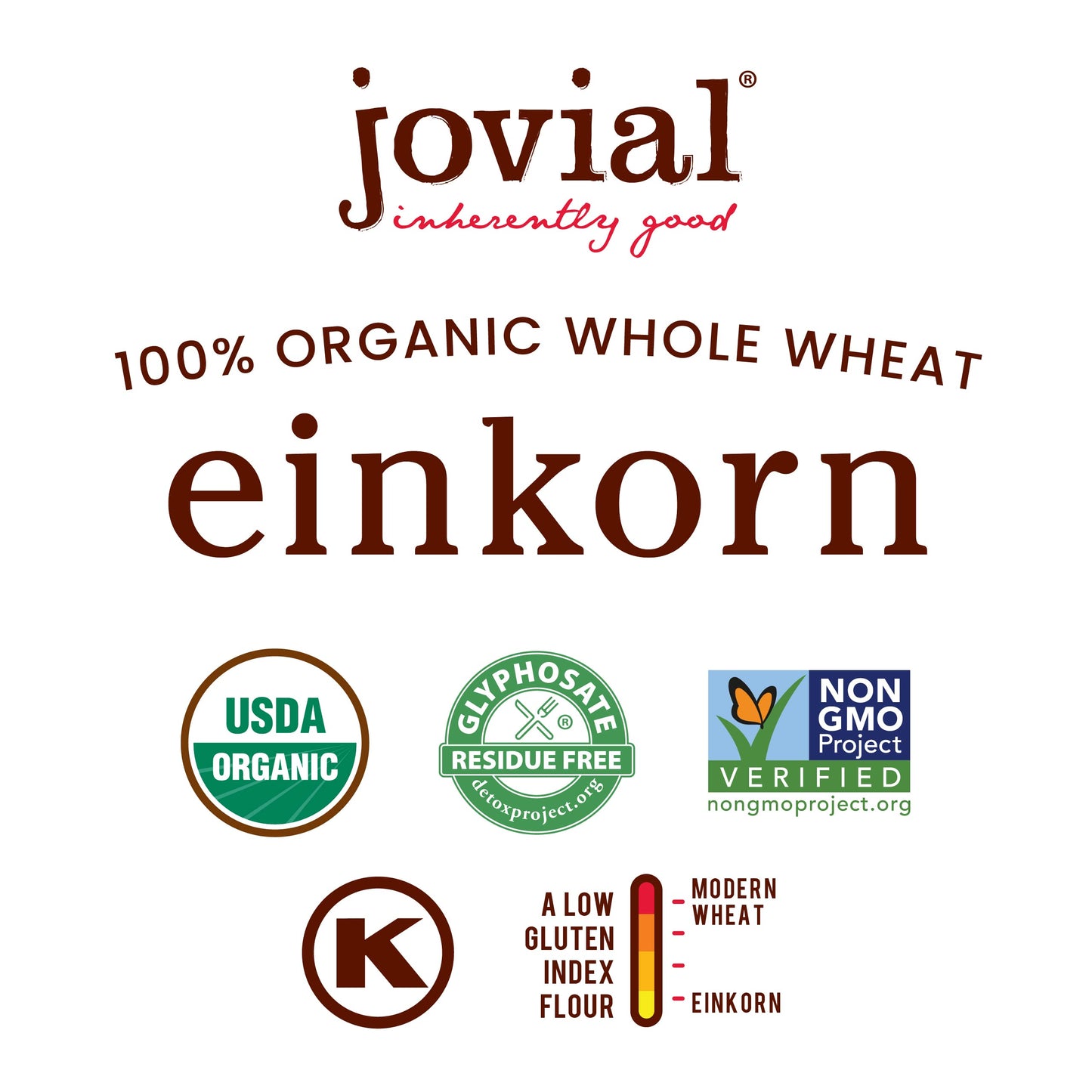 Jovial Einkorn 100% Organic Whole Grain Spaghetti - Einkorn Pasta, High Protein, Non-GMO, USDA Certified Organic, Lower Carb, Delicious Pasta Made in