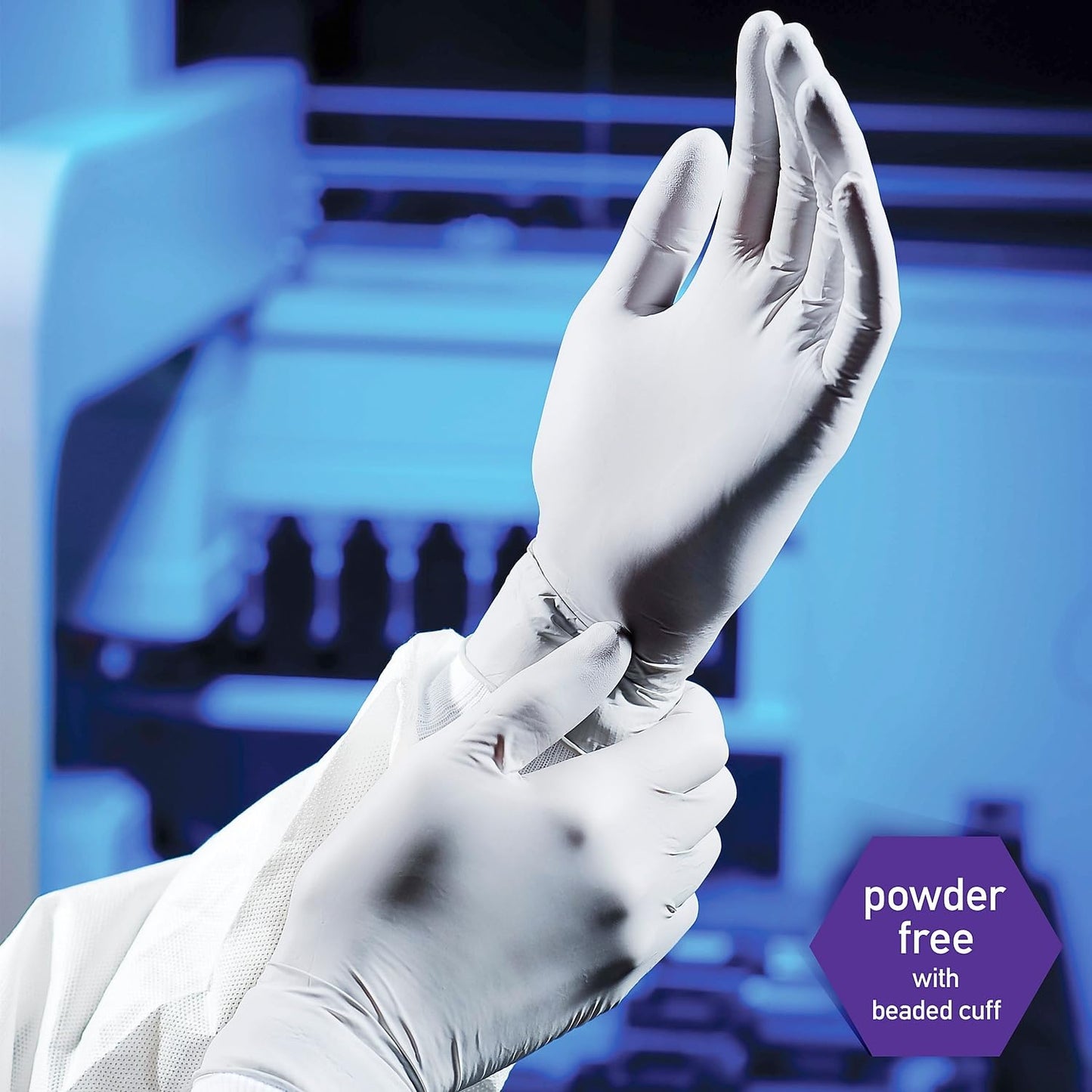 KCC50707 - Sterling Nitrile Exam Gloves, Powder-free, Sterling Gray, Medium