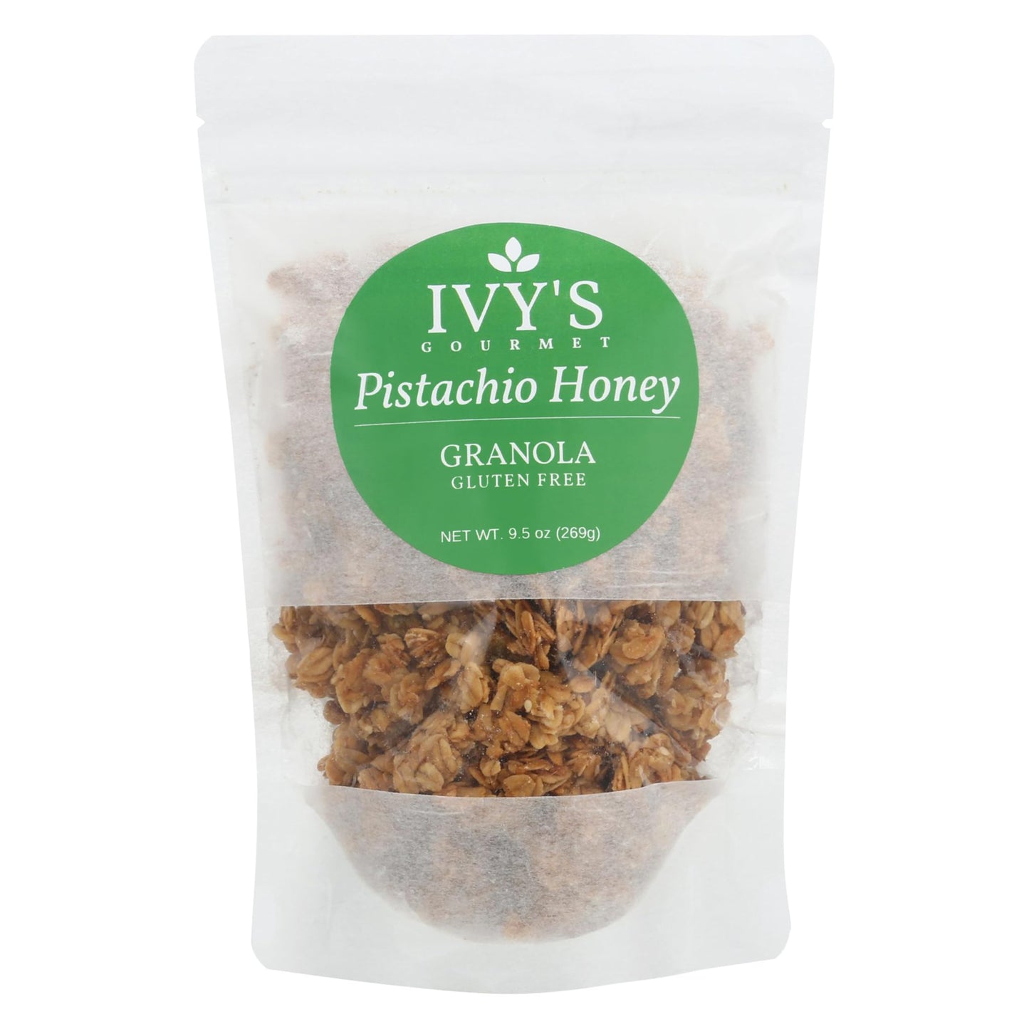 Ivy's Gourmet Pistachio Honey Granola, 9.5 OZ