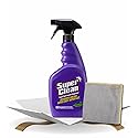 Super Clean Citrus Scent Cleaner and Degreaser Spray 32 oz Bundle with Microfiber Cloth - Heavy Duty Degreaser for Kitchen, Oil, Grime, and Dirt