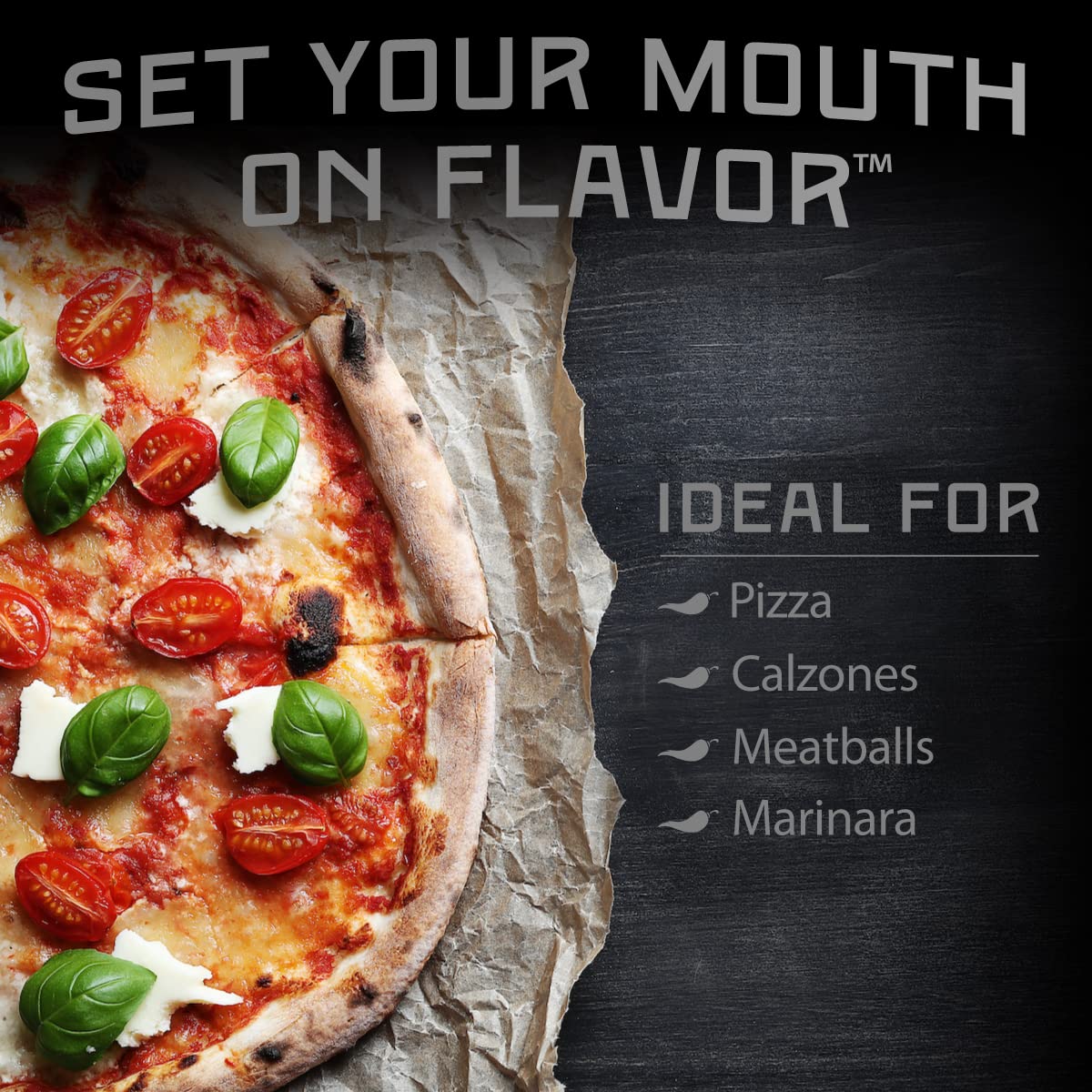 Melinda’s Pizza Hot Sauce - Crushed Red Pepper Sauce Made with Fresh Ingredients, Cayenne Peppers, Garlic, Tomatoes - Gourmet Spicy Pizza Sauce
