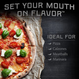 Melinda’s Pizza Hot Sauce - Crushed Red Pepper Sauce Made with Fresh Ingredients, Cayenne Peppers, Garlic, Tomatoes - Gourmet Spicy Pizza Sauce