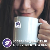 Sou Zen Butterfly Pea Flowers - 35 Corn-Fiber Pyramid Tea Bags | Premium Quality | Naturally Vibrant Herbal Tea