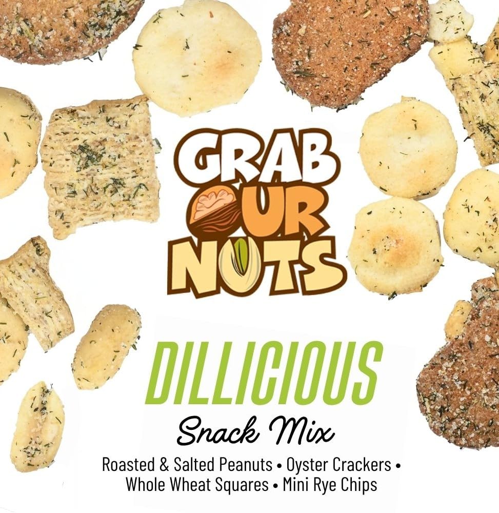 Grab Our Nuts Dillicious Snack Mix 30 Ounce Jar