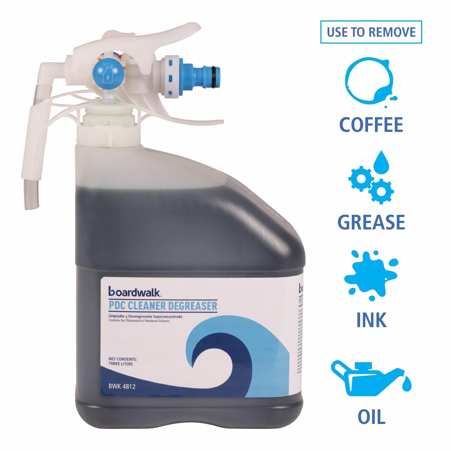 Boardwalk PDC Cleaner Degreaser, 3 Liter Bottle