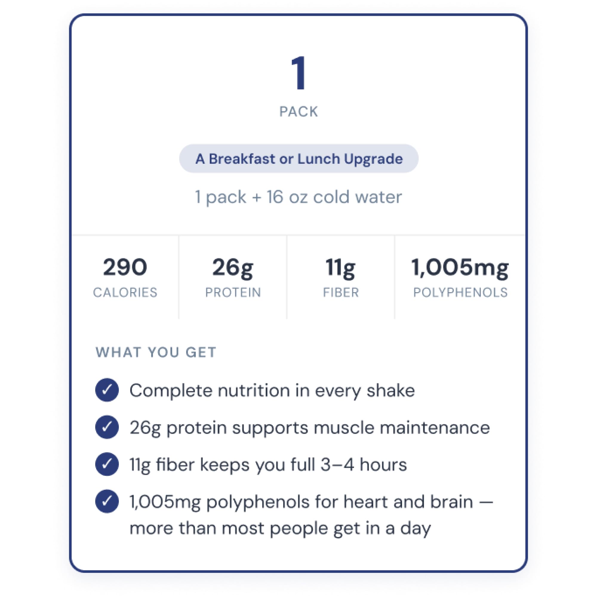 Field Theory Whole Food Nutrition Shake | Vanilla Bean & Nut | 26g Plant Protein, 11g Fiber, 25 Vitamins and Minerals from Whole Food Ingredients |
