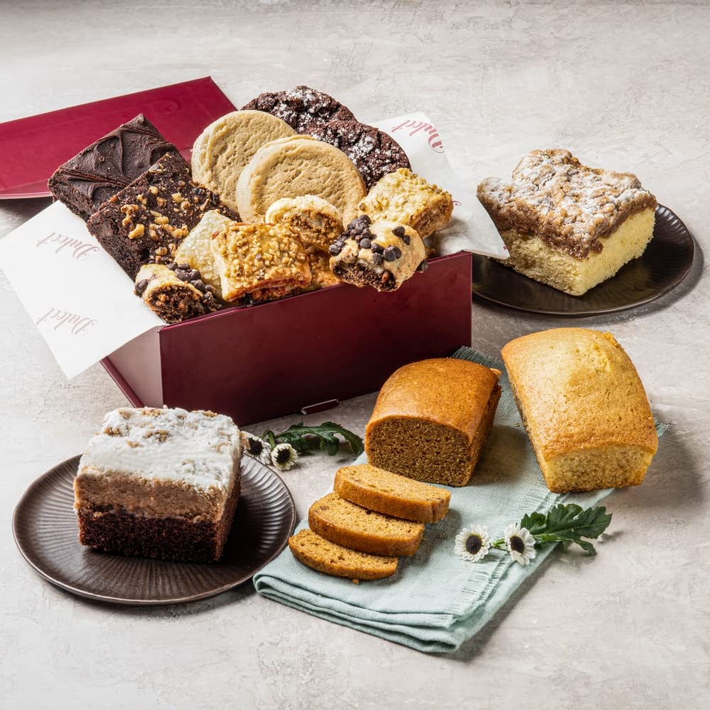 Dulcet Gift Baskets Gourmet Bakery Treats Gift Basket features All-Natural Pumpkin Bread Ideal for All Occasions Thank You, Get Well, Birthday