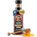 Mr. Spice Organic Honey BBQ Sauce, Salt Free BBQ Sauce (5mg/serving), Gluten Free, Low Sodium Barbecue Sauces for Marinade, Grill & Air Fryer, No Salt