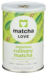 Matcha Love Culinary Matcha 3.5 Ounce Finely Milled Green Tea Leaves, Japanese Style Matcha Powder