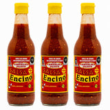Salsa Encino Chile de Árbol Hot Sauce, Authentic Mexican Hot Sauce from Yahualica Jalisco, Stone-Ground & Naturally Fermented, Bold Heat for Wings