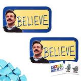 Believe Candy Filled Tin (2 Pack) Blue Raspberry Flavored Candy with 2 Gosutoys Stickers